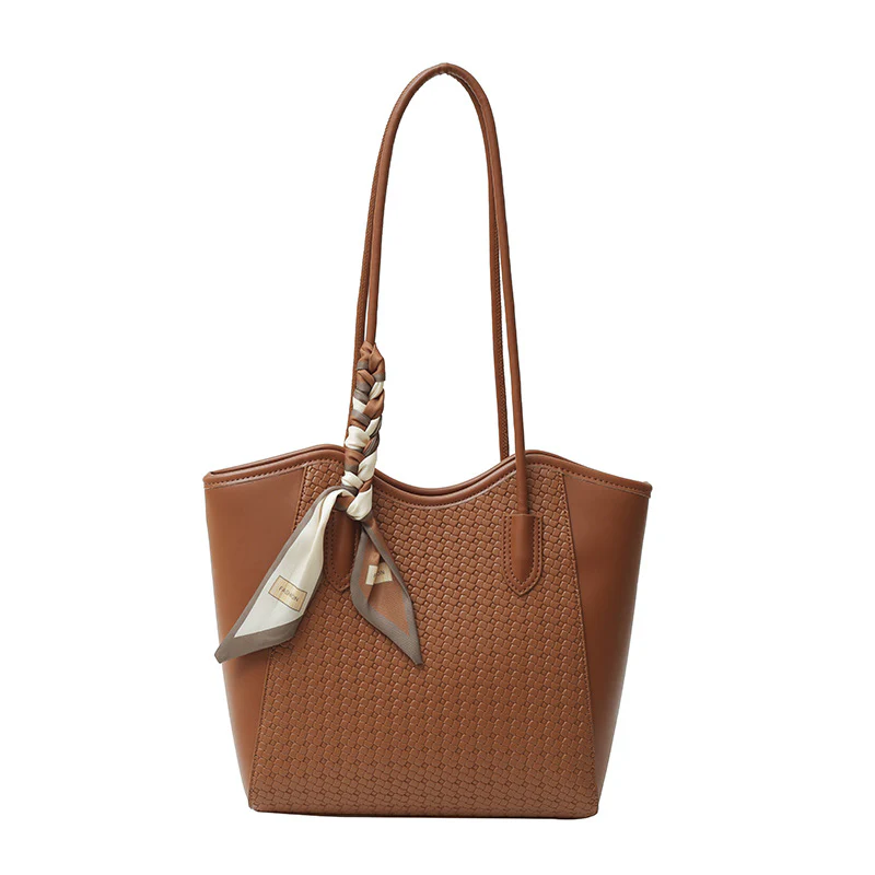 Aurelia Cross-Weave Large Capacity Tote Bag - Image 5