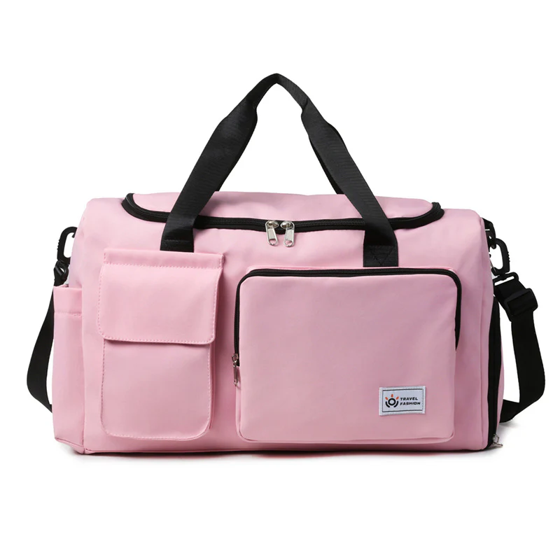 Contrast Color Oxford Sports Training Duffle Bag - Image 8