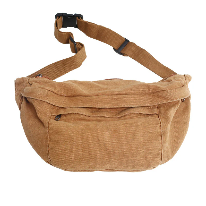 Classic Canvas Cotton Crossbody Bag - Image 6