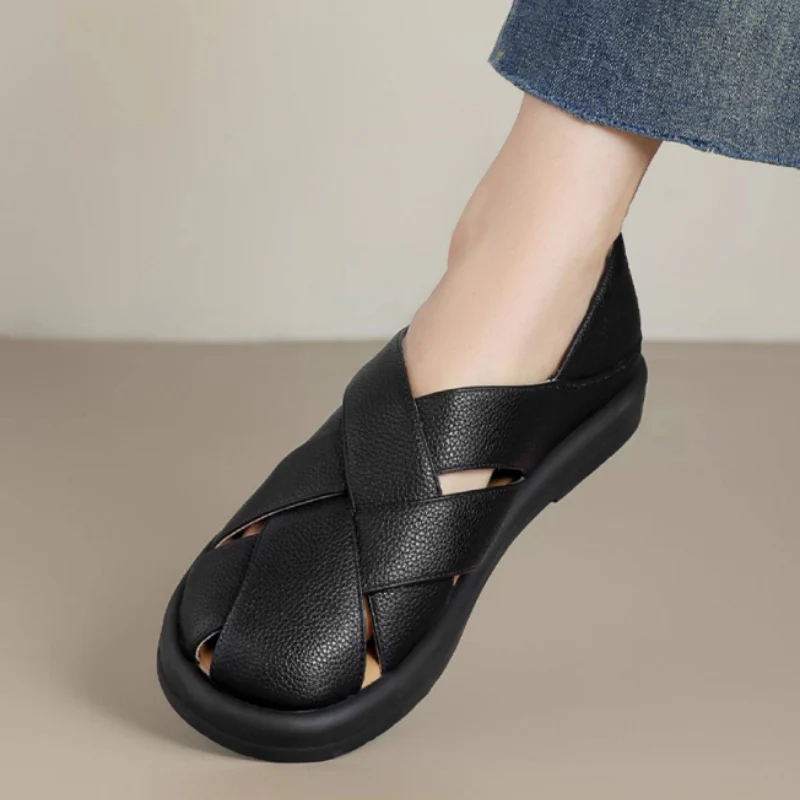 Classic Cross Strap Women’s Pumps - Image 4