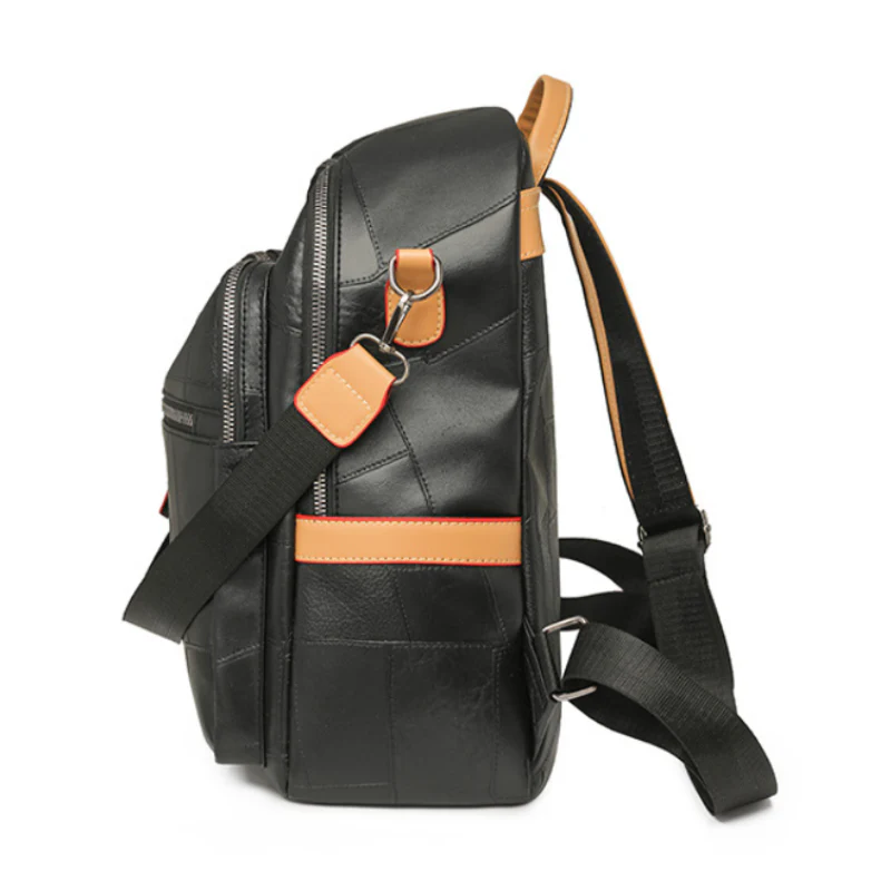 Color Block Chic Women's Fashion Backpack - Image 2