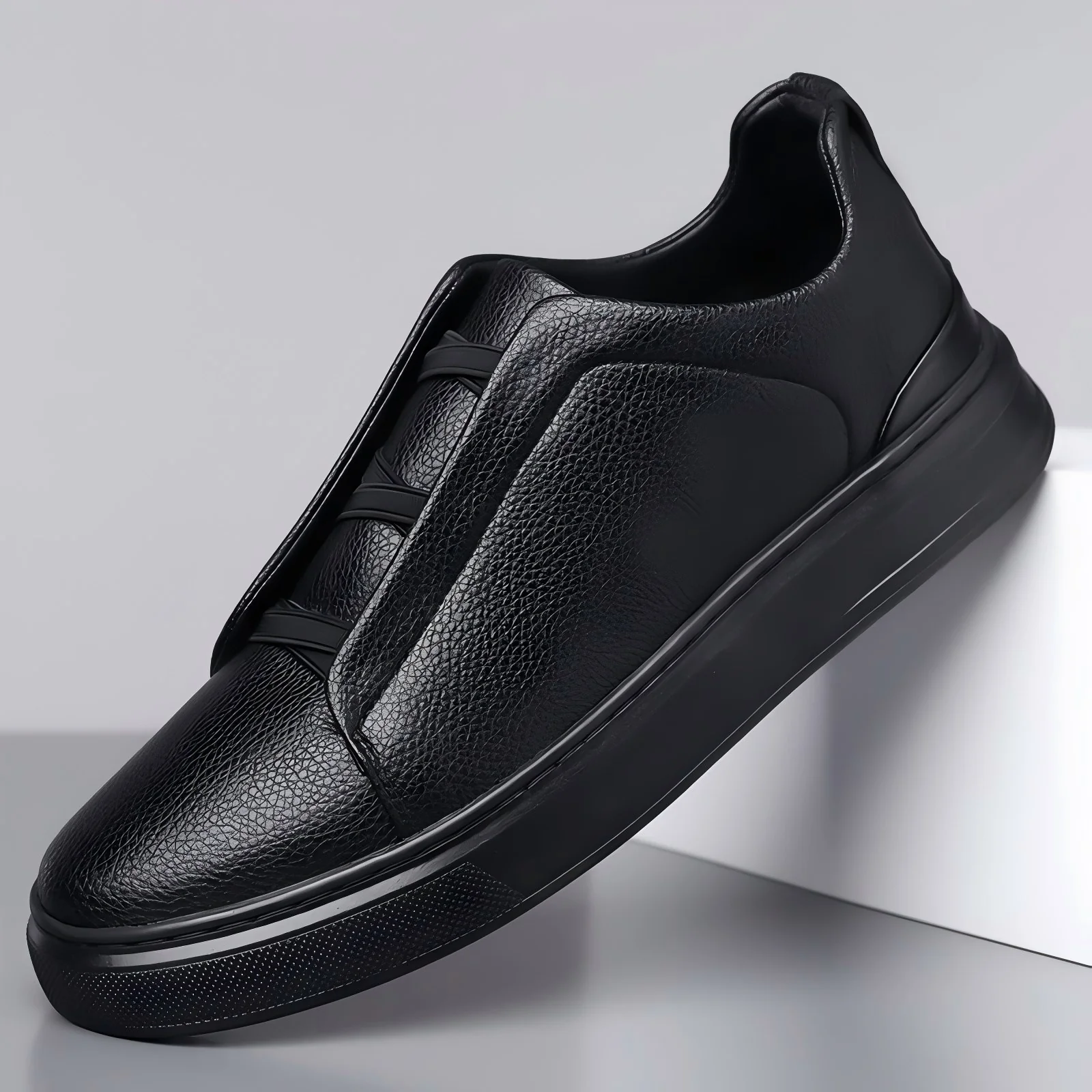 Comfort Core White Low Top Sneakers - Image 6