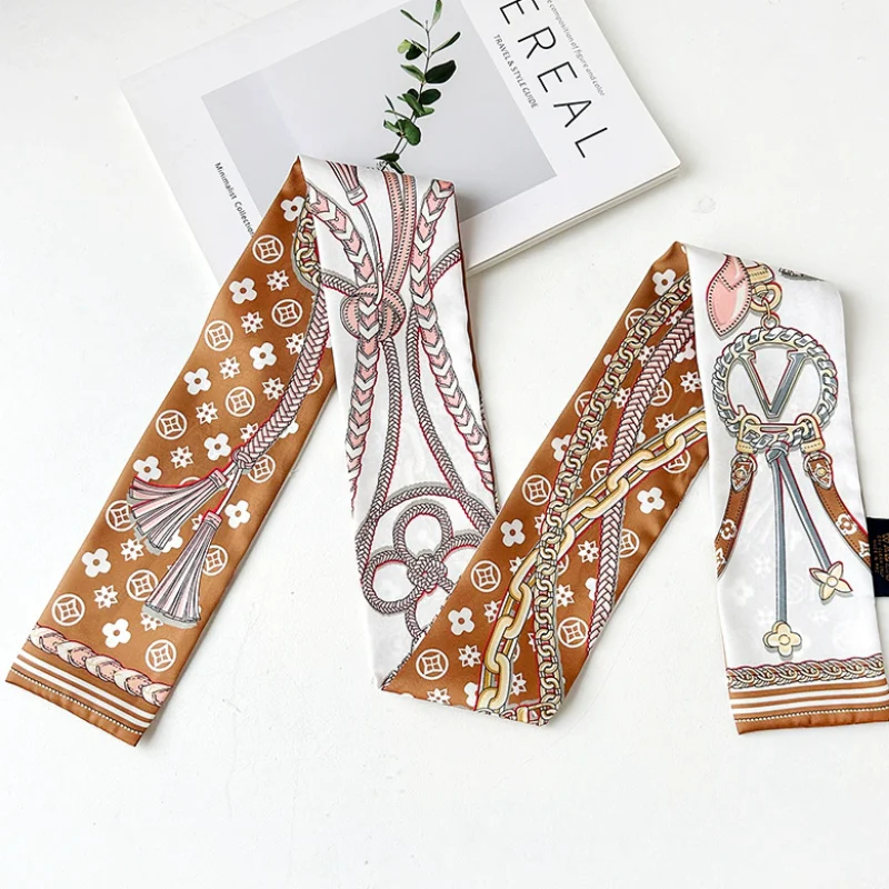 Designer Inspired Bag Scarf - Image 7