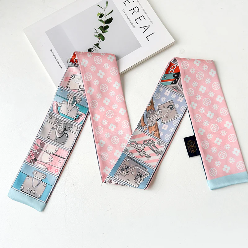 Designer Inspired Bag Scarf - Image 8