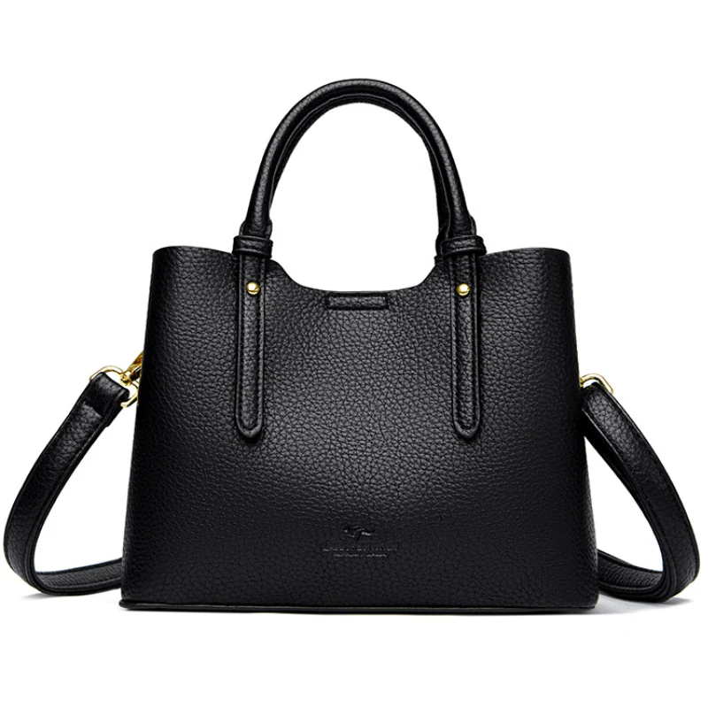 Fashion Faux Leather Handbag - Image 4