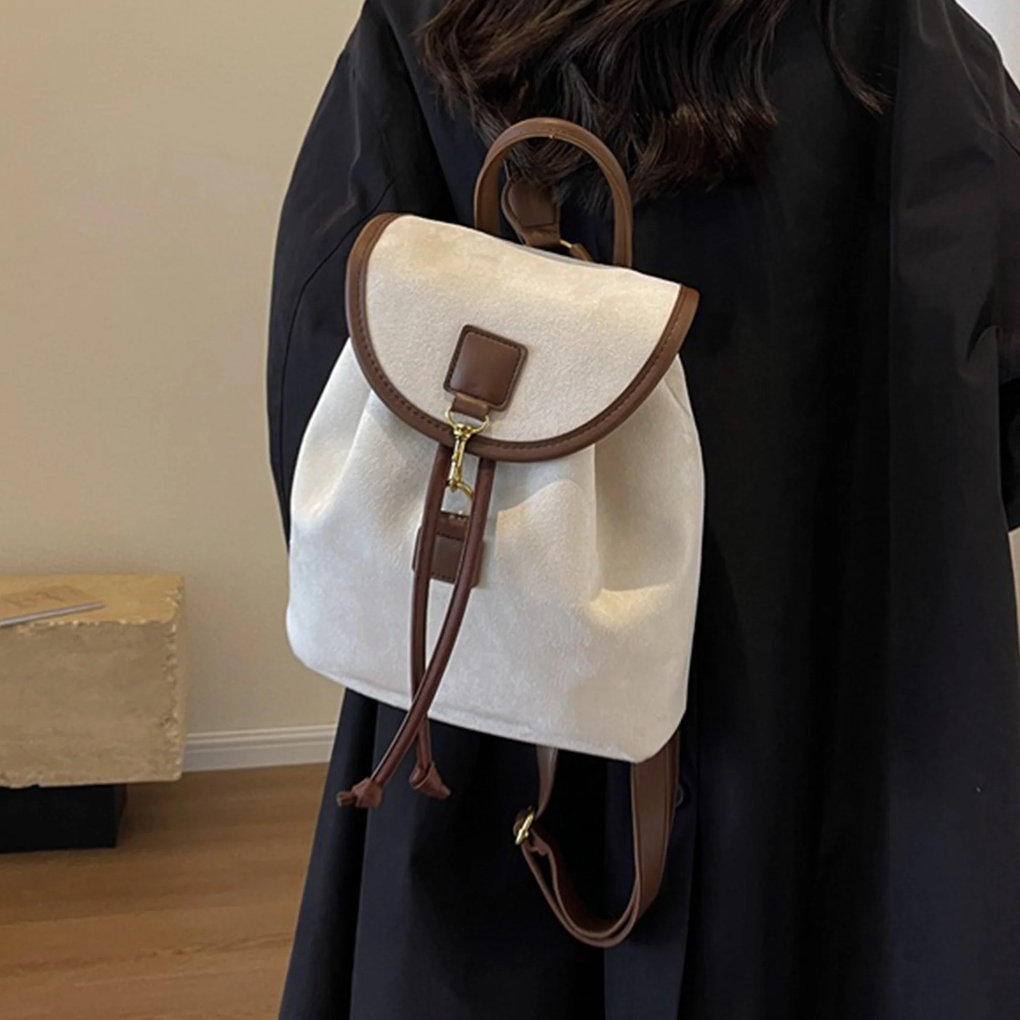 Flair Flap Drawstring Backpack - Image 4