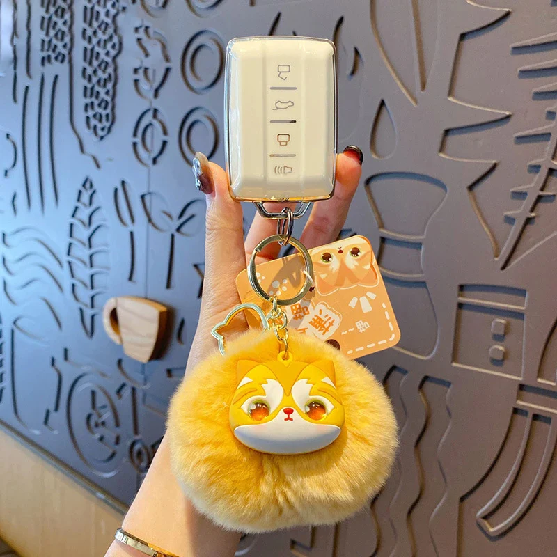 Fluffy Whisker Bag Charm - Image 3
