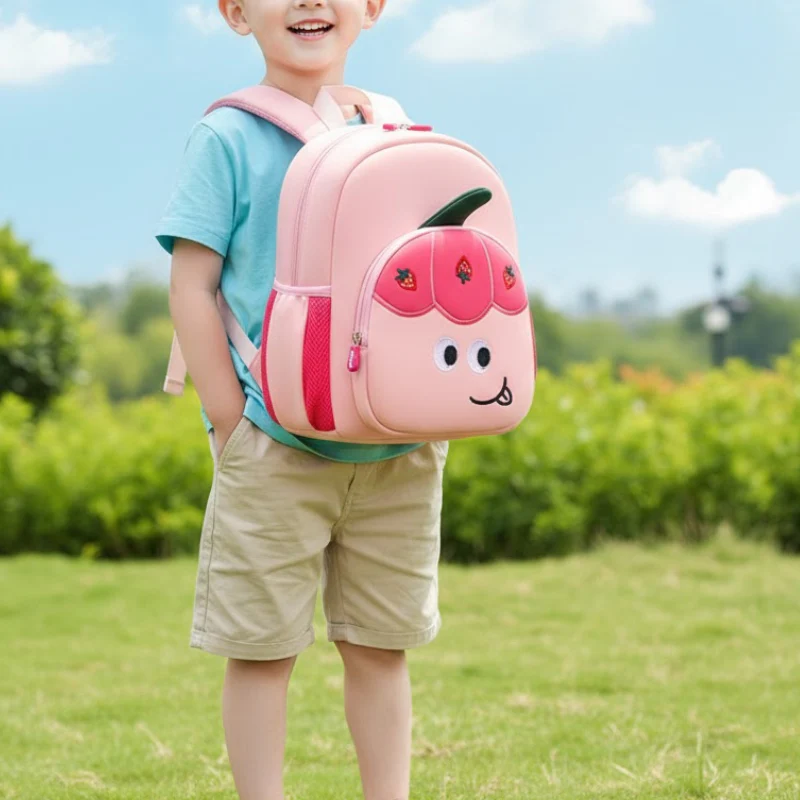 Fruity Fun Cartoon School Bag - Image 4