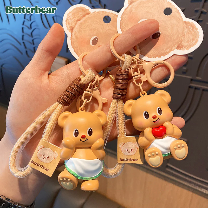 Golden Butter Bear Bag Charm - Image 3