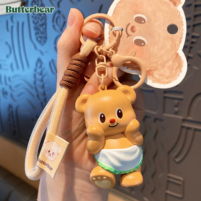 Golden Butter Bear Bag Charm - Image 7