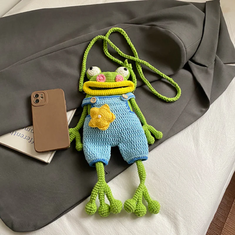 Handmade Frog Crossbody Bag - Image 2