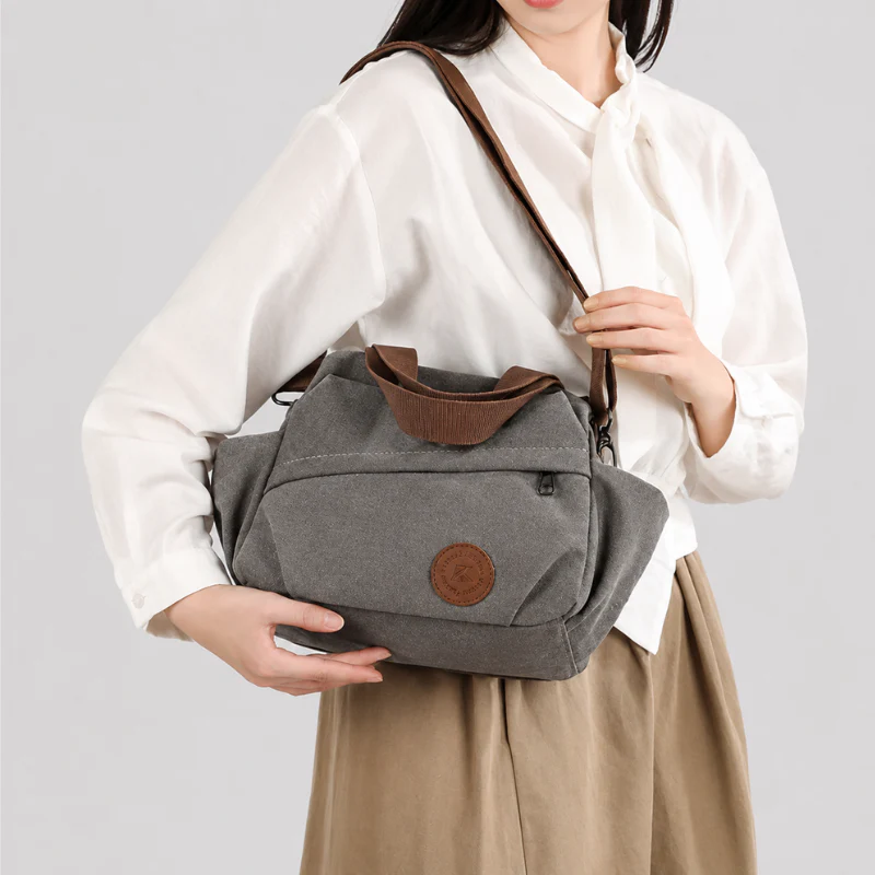 Harper Canvas Shoulder Bag - Image 4
