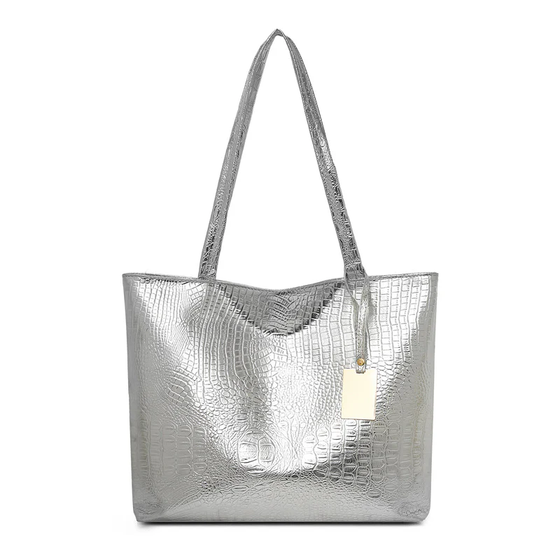 High-End Crocodile Pattern Shoulder Bag - Image 6
