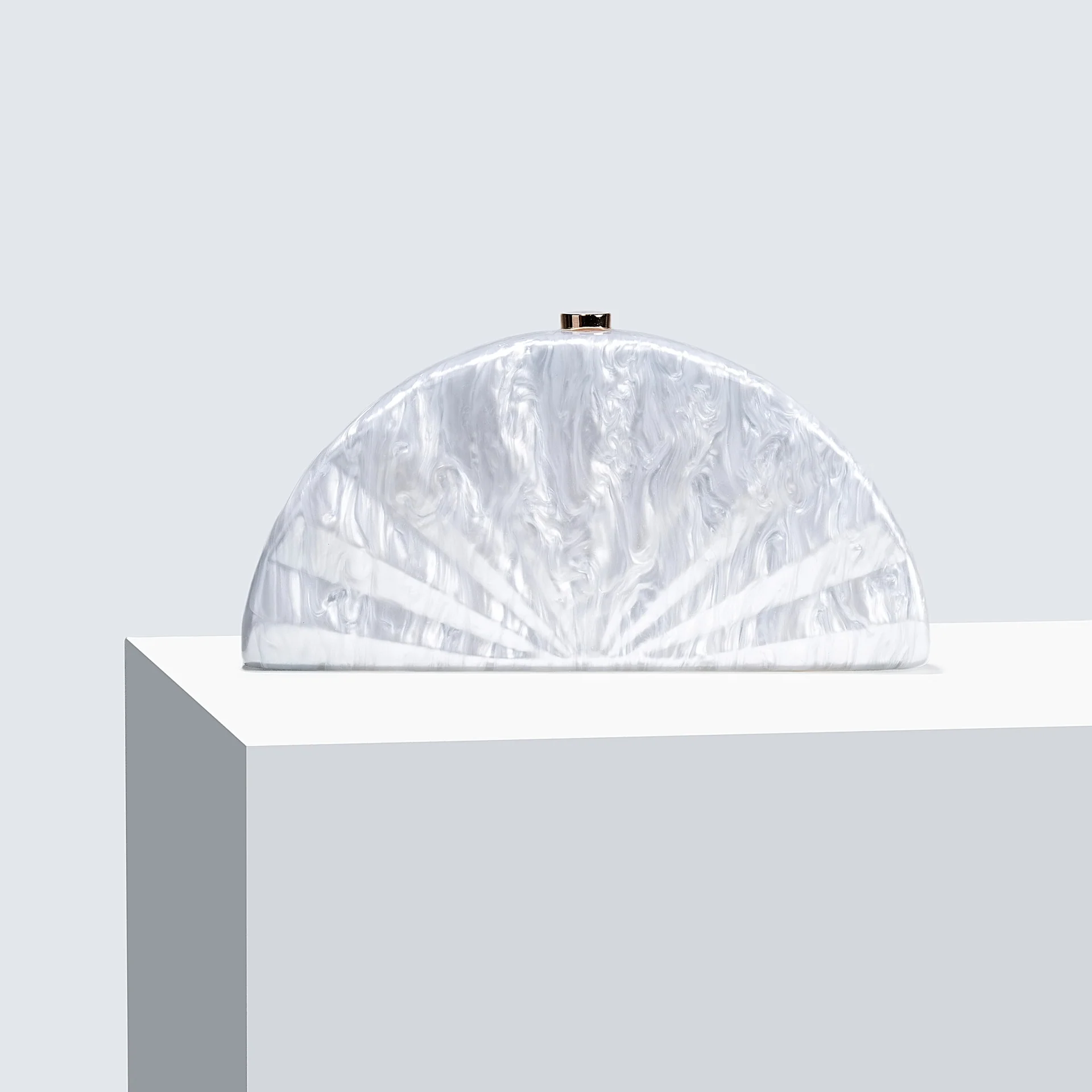 Iridescent Arc Clutch Bag - Image 5