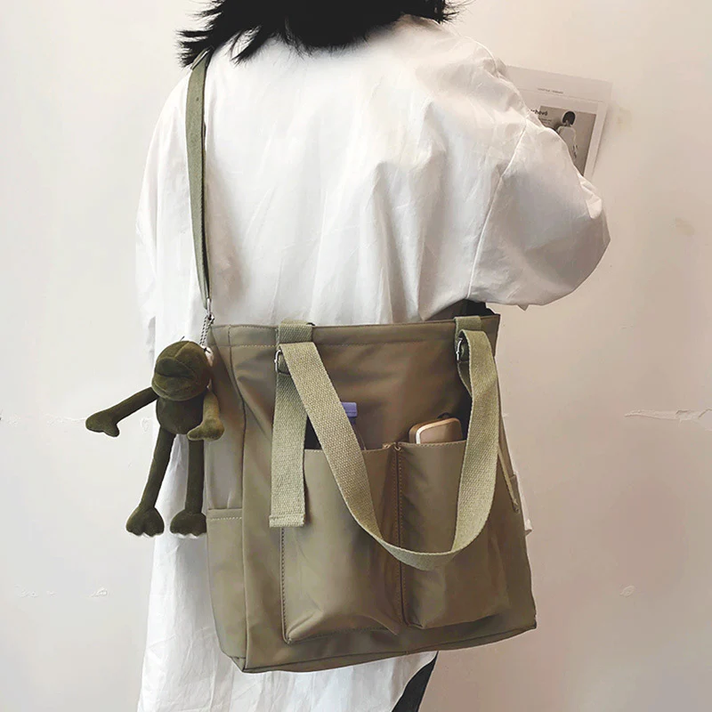 Large Capacity Canvas Tote Bag - Image 4