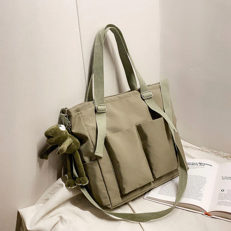 Large Capacity Canvas Tote Bag - Image 7