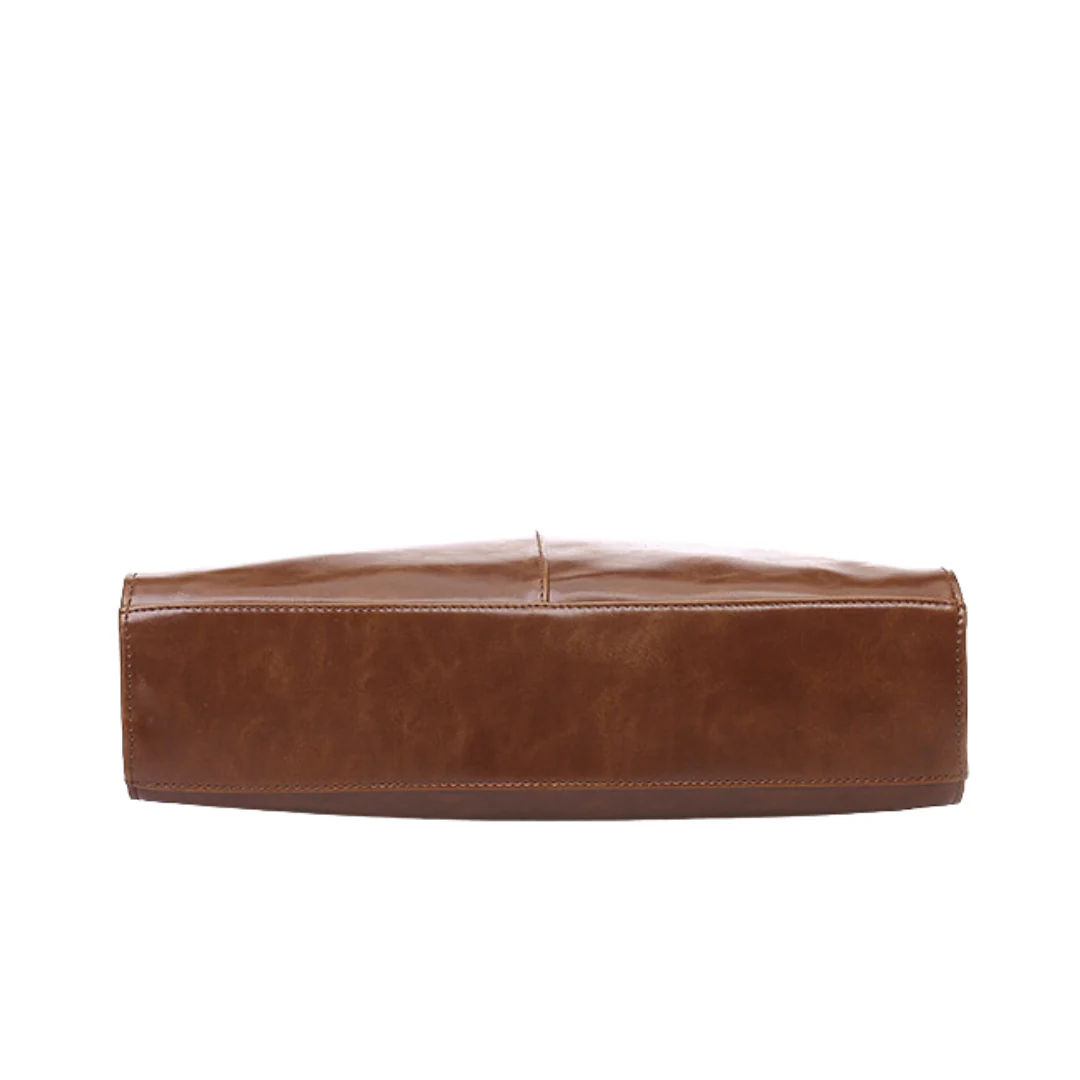 Style Men's Horizontal PU Leather Briefcase - Image 4