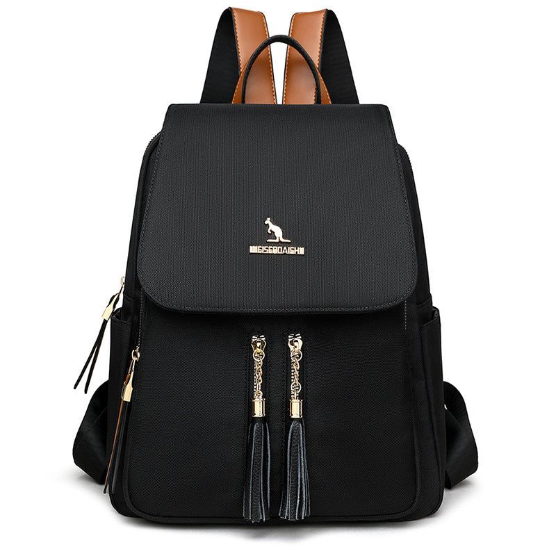Silk  Versatile Large Trendy Travel Backpack - Image 5