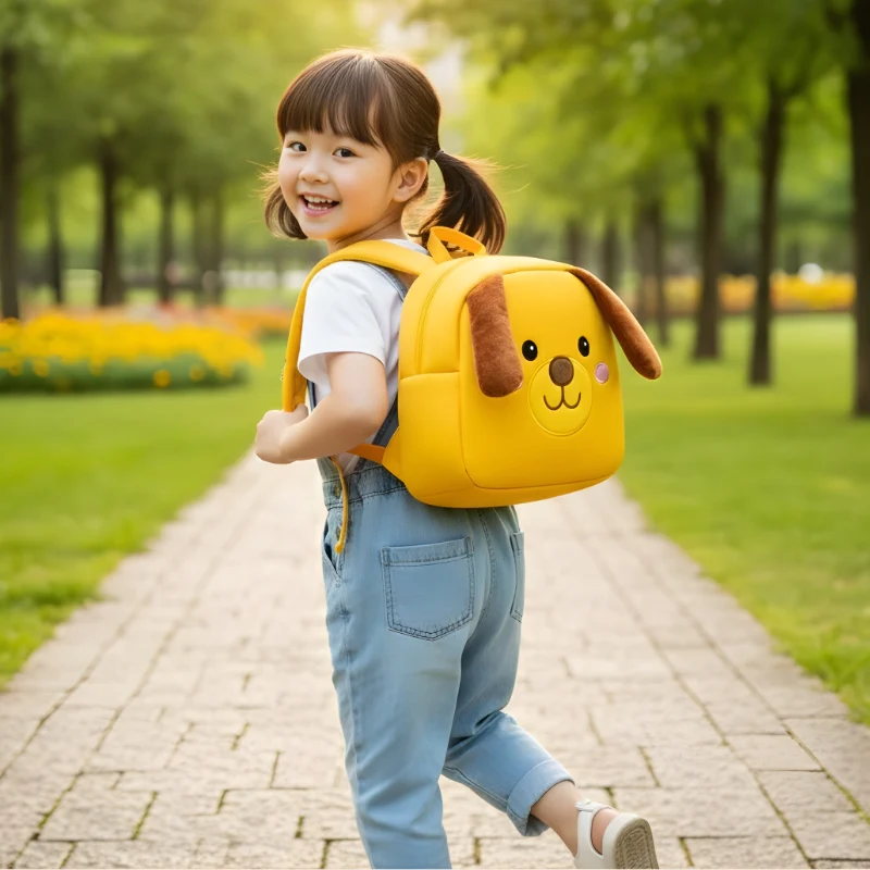 Little Explorer Cartoon School Bag - Image 4