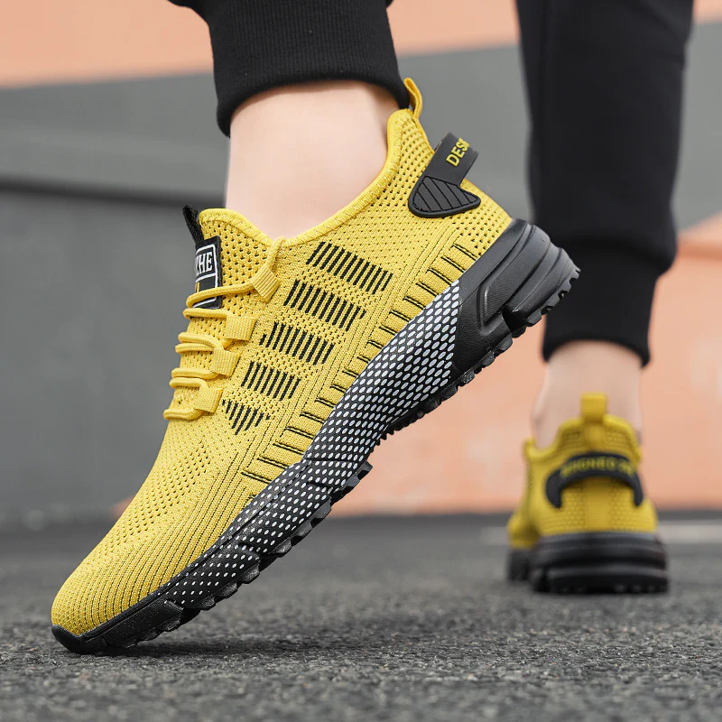 Men’s Trend Flex Lace-Up Sports Runner Shoes - Image 4