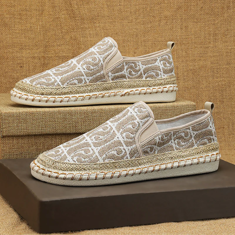 Men's Espadrille Monogram Slip-On Loafers - Image 2