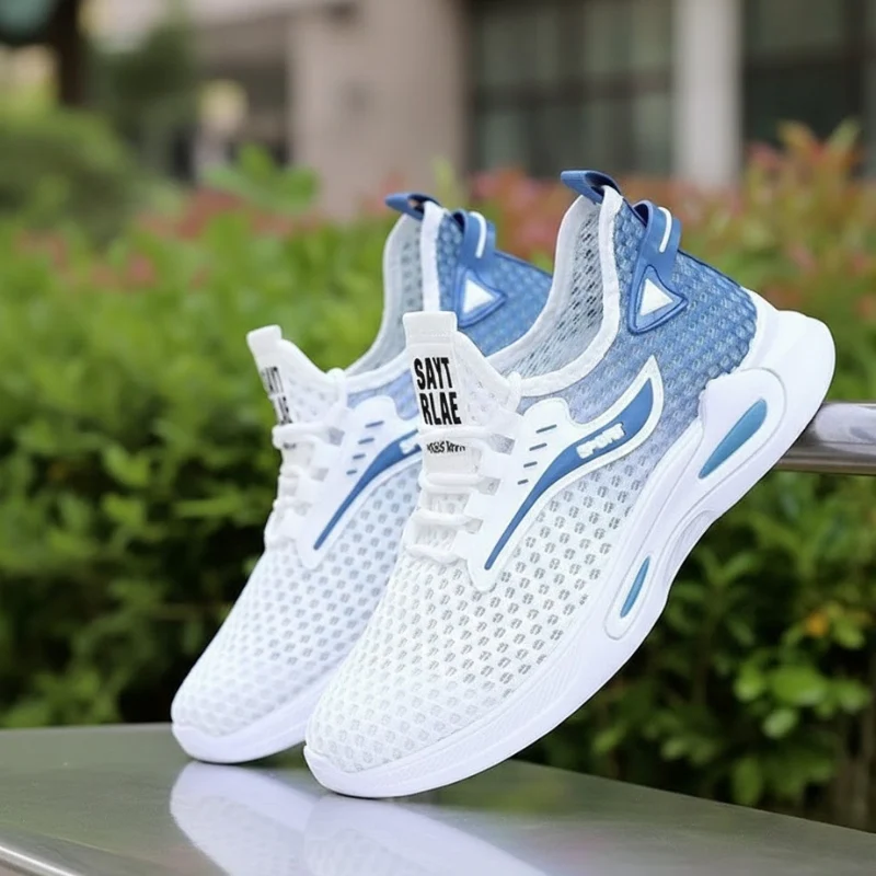 Men's Lightweight Open Mesh Runner Shoes - Image 5
