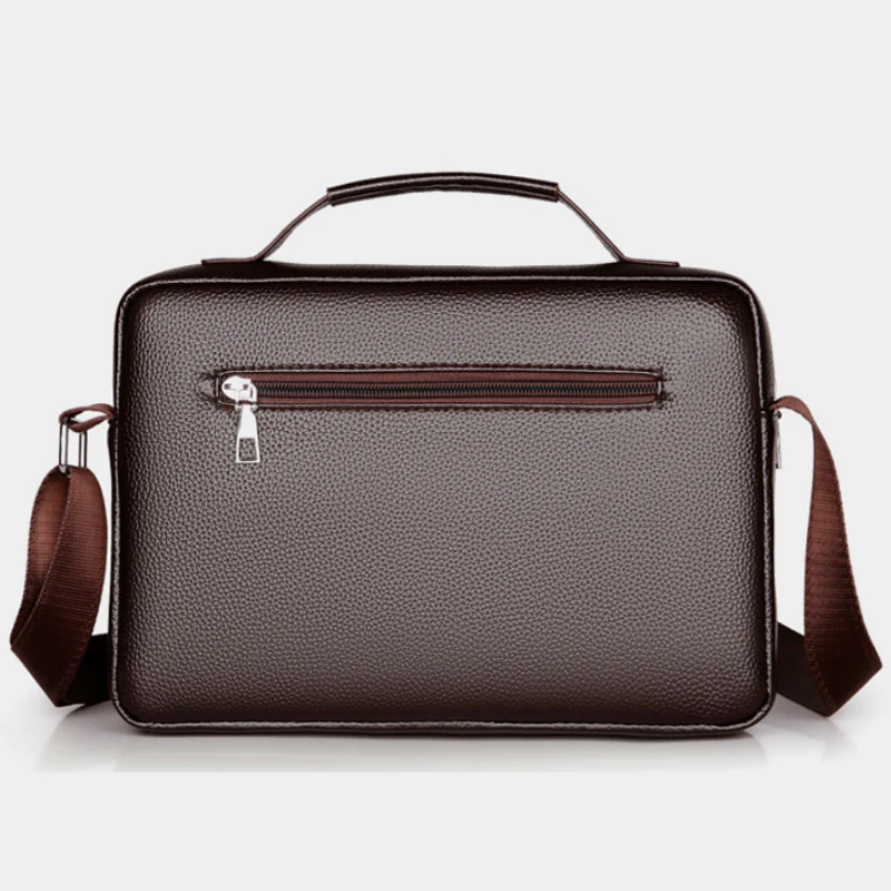 PU Leather Business Messenger Bag - Image 3