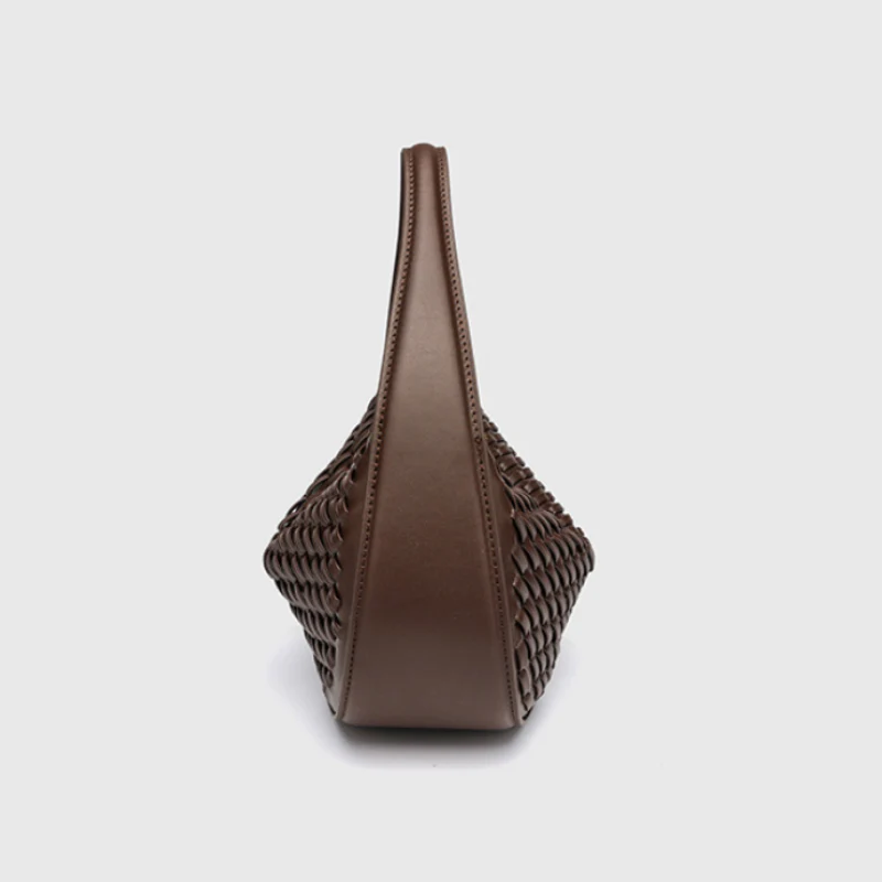 Nerina Woven Crescent Handbag - Image 2