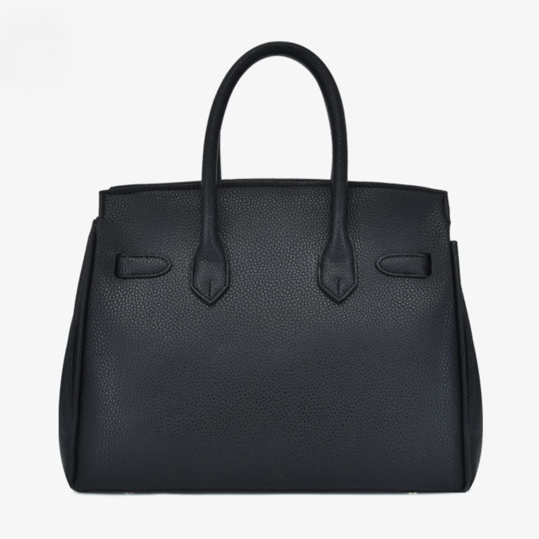 Platinum Style Solid Color Shoulder Fashion Handbag - Image 3