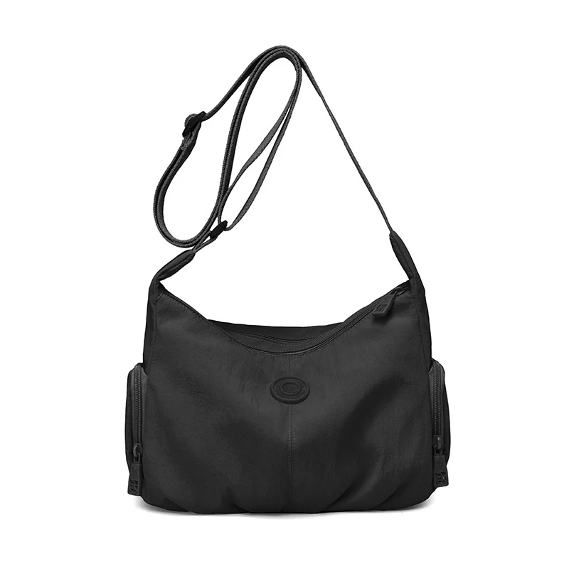 Pleated Nylon Casual Shoulder Bag - Image 8
