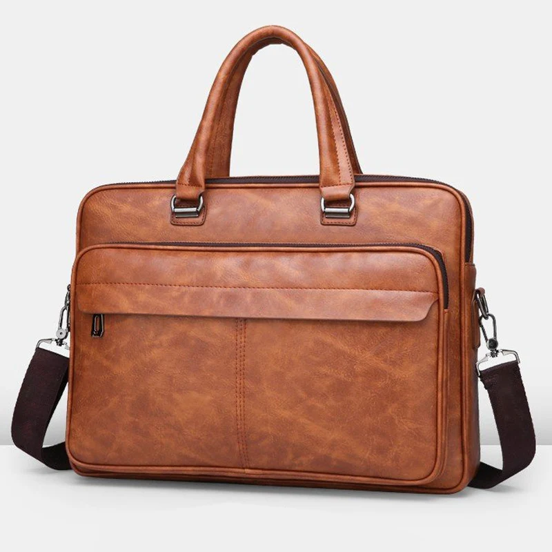 Professional Executive Vegan Leather Laptop Bag - Image 2