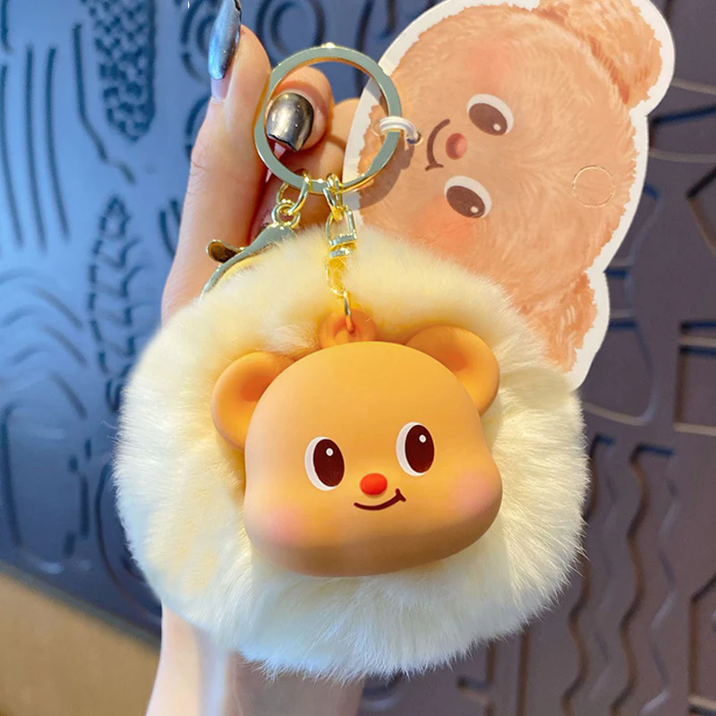 Soft Bear Fluffy Bag Charm - Image 6