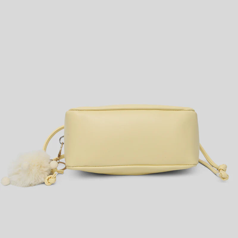Soft Leather Cloud Pleated Handbag - Image 2