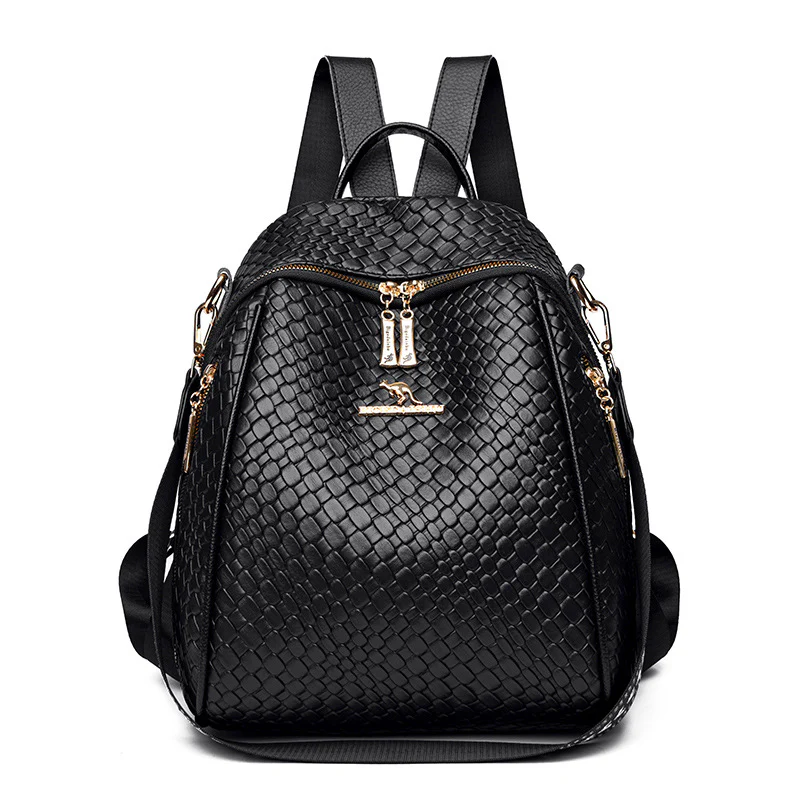 Soft Leather Fashion Backpack For Women - Image 5