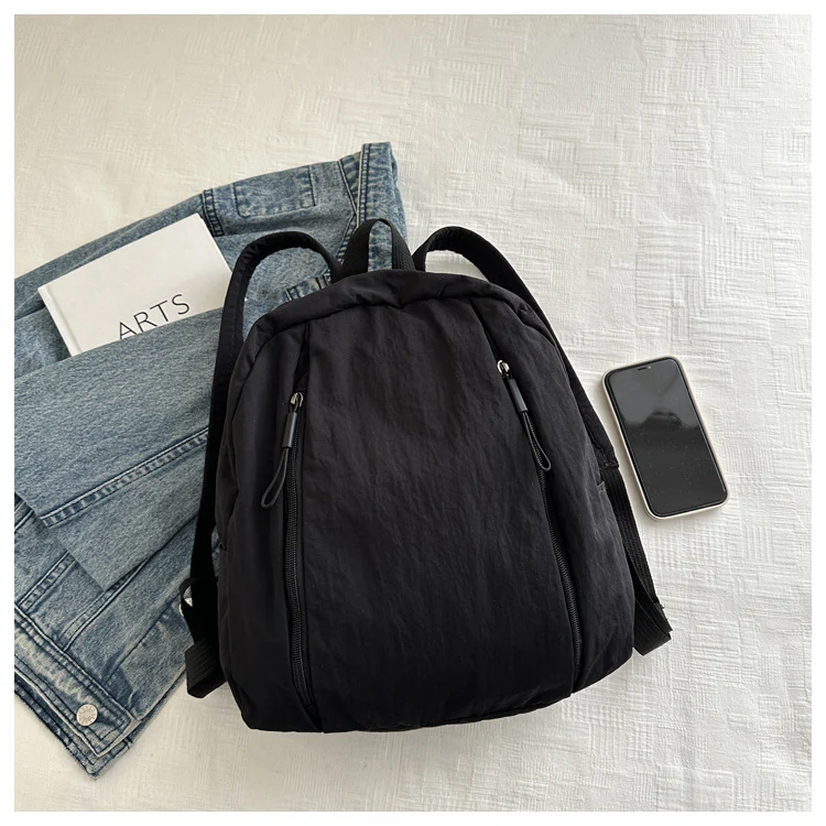 Solid Niche Carry Women Backpack - Image 6