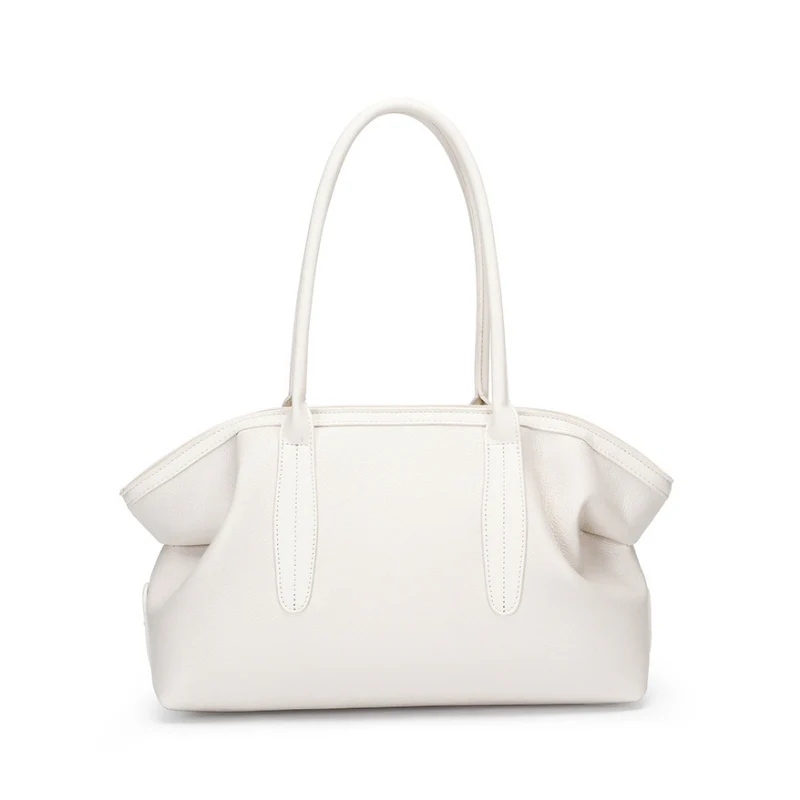 Suede Origami Tapered Shoulder Bag - Image 6