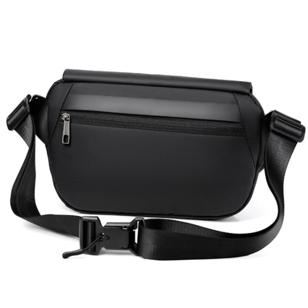 Men's Minimalist Geometric Crossbody Bag - Image 3