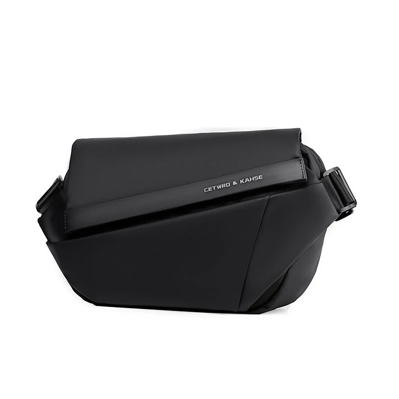 Men's Minimalist Geometric Crossbody Bag - Image 5