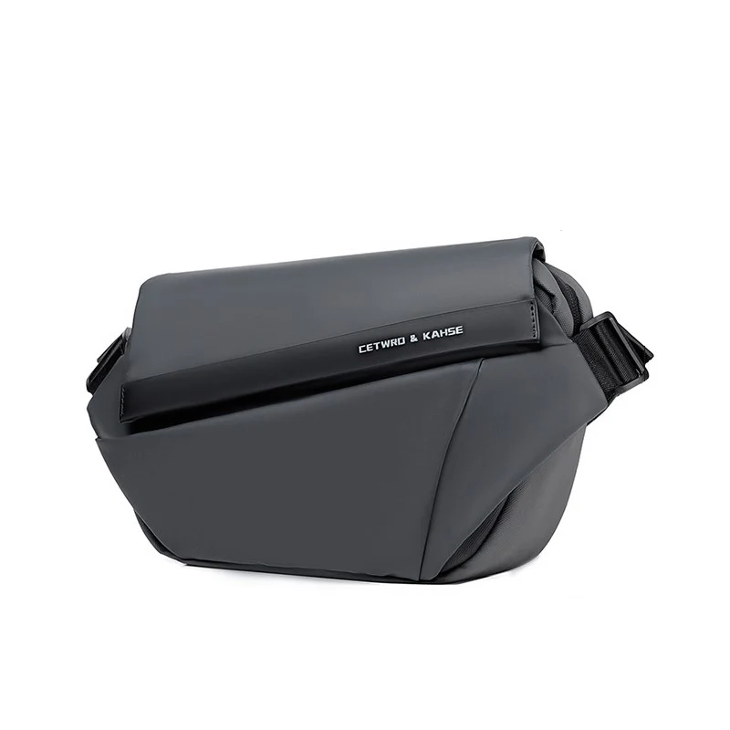 Men's Minimalist Geometric Crossbody Bag - Image 6