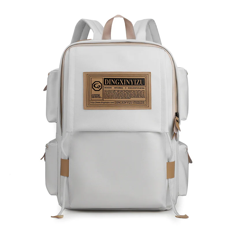 Kabinu PU Leather Travel and School Laptop Backpack - Image 6