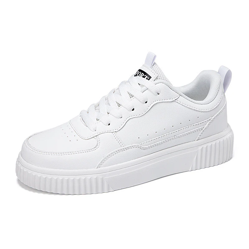 Unisex Breathable White Versatile Sneakers - Image 6