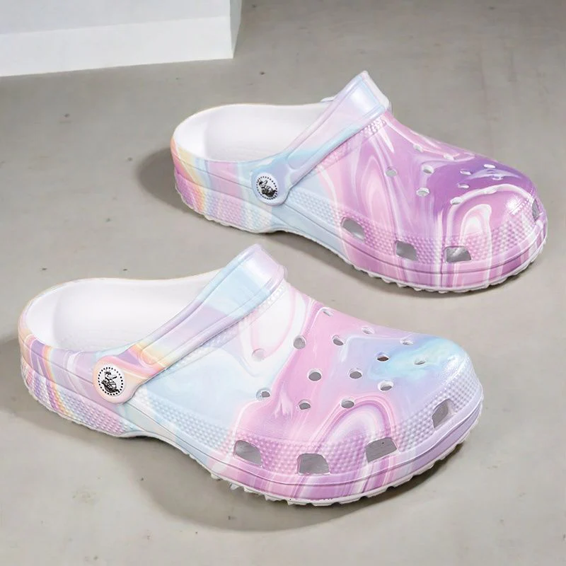 Unisex Perforated Breathable Garden Slippers - Image 6