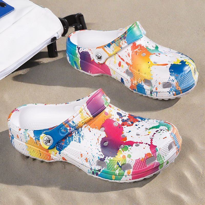 Unisex Perforated Breathable Garden Slippers - Image 7