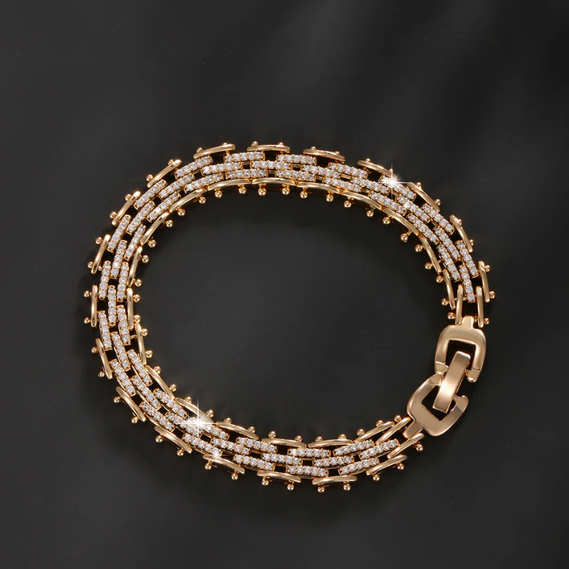Urban Iced Zircon Cuban Bracelet - Image 3