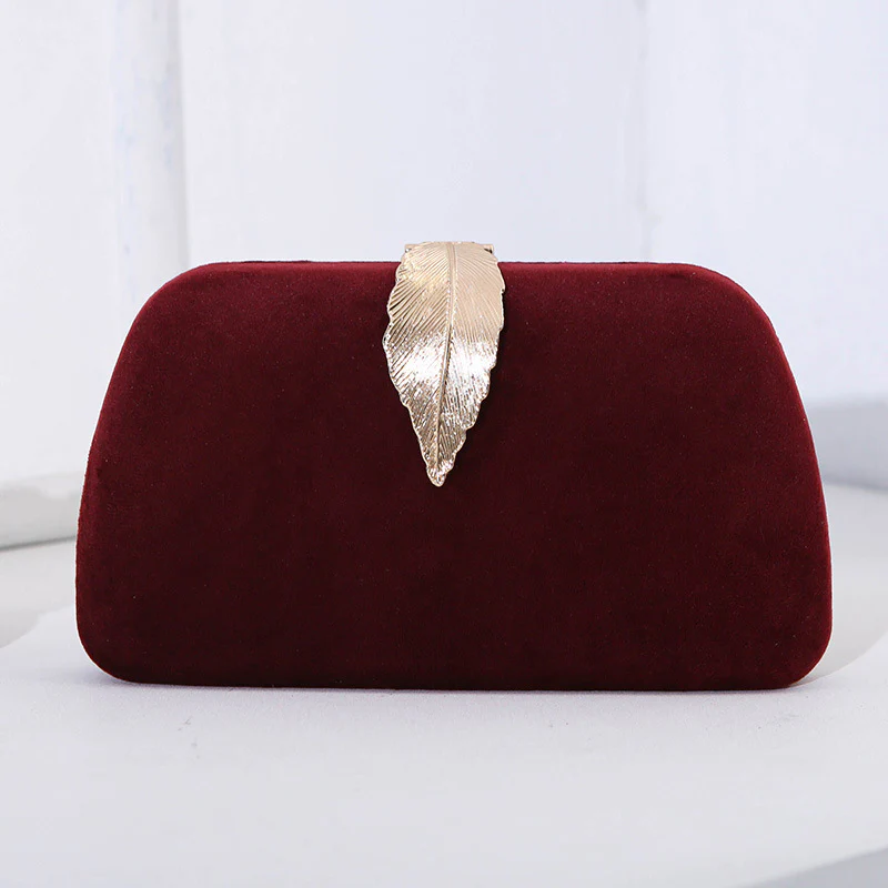Veloura Leaf Clutch - Image 6