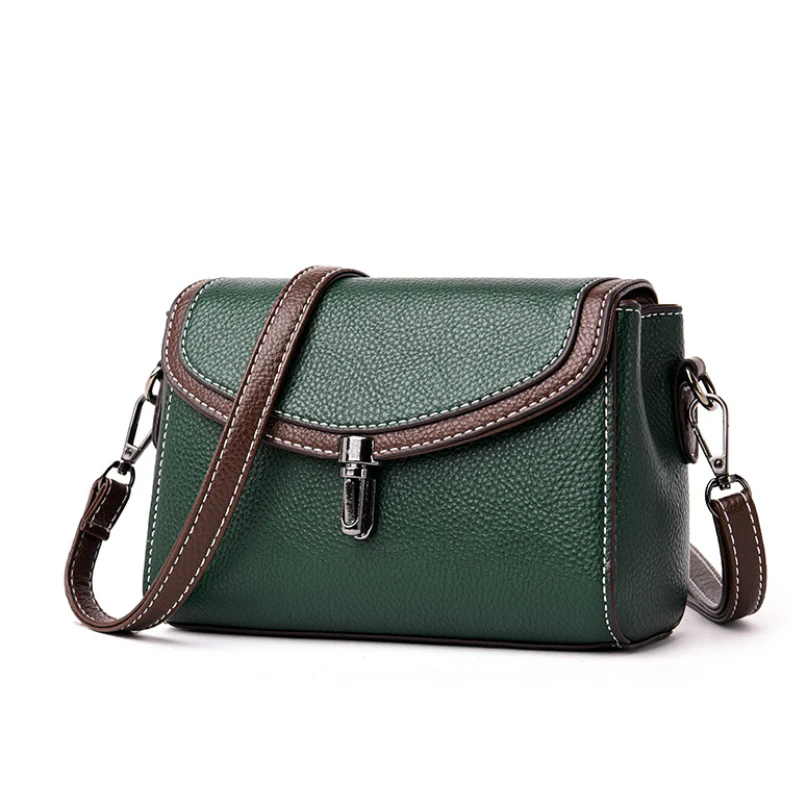 Verona Emerald Leather Crossbody Bag - Image 8