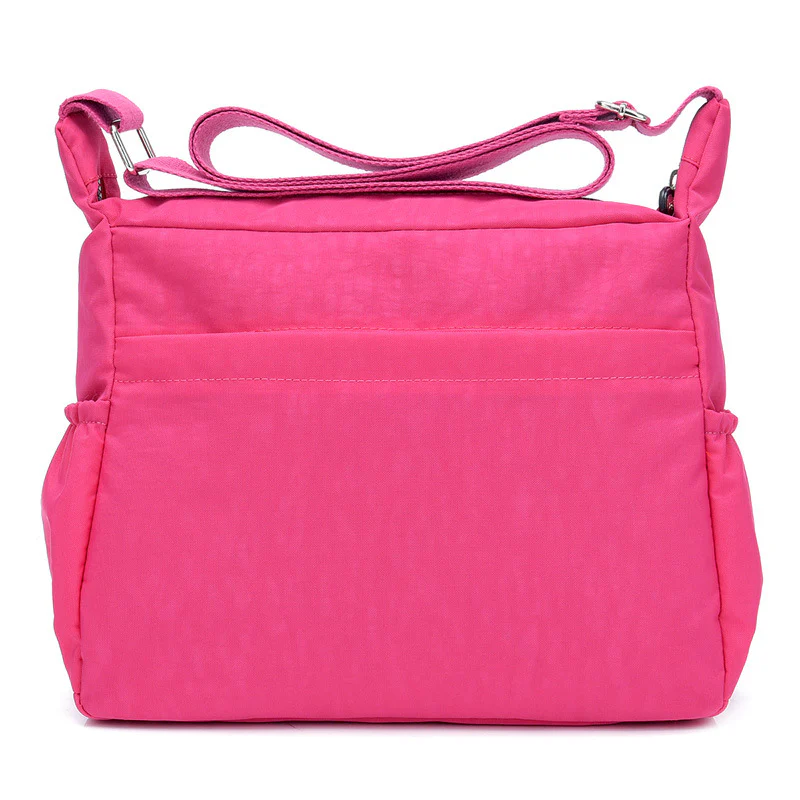 Floral Lightweight Nylon Shoulder Crossbody Bag - Image 4
