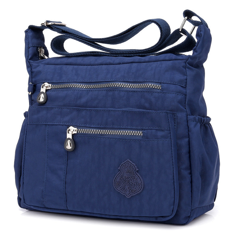 Floral Lightweight Nylon Shoulder Crossbody Bag - Image 5
