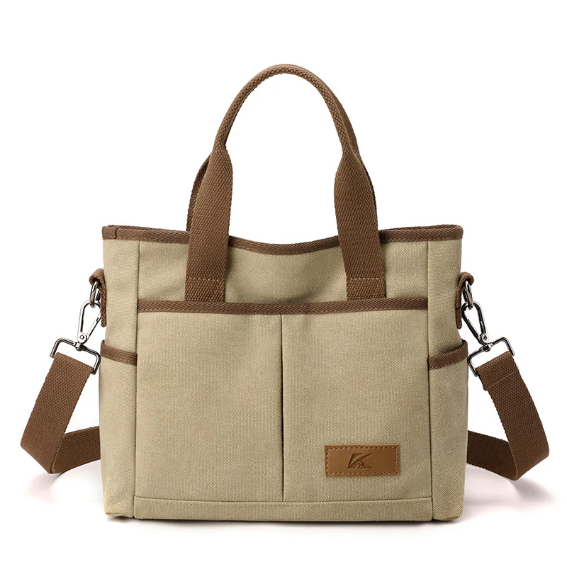 Trendy  Style Canvas Messenger Bag for Women - Image 7