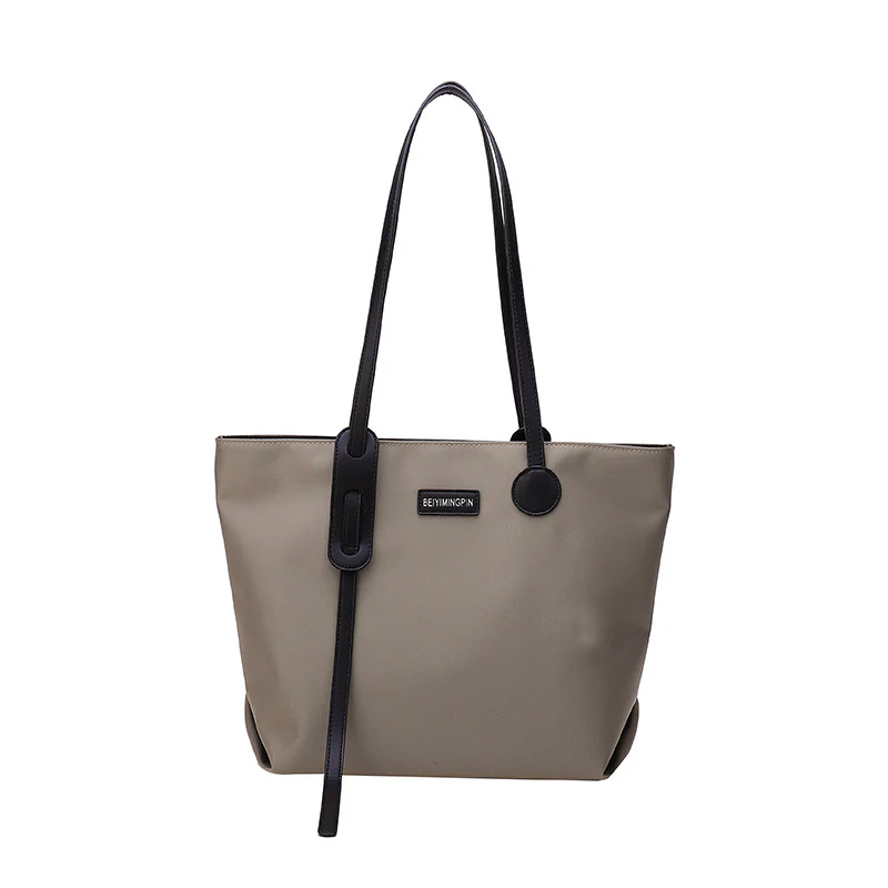 Waterproof Nylon Commuter Large Shoulder Tote Bag - Image 6
